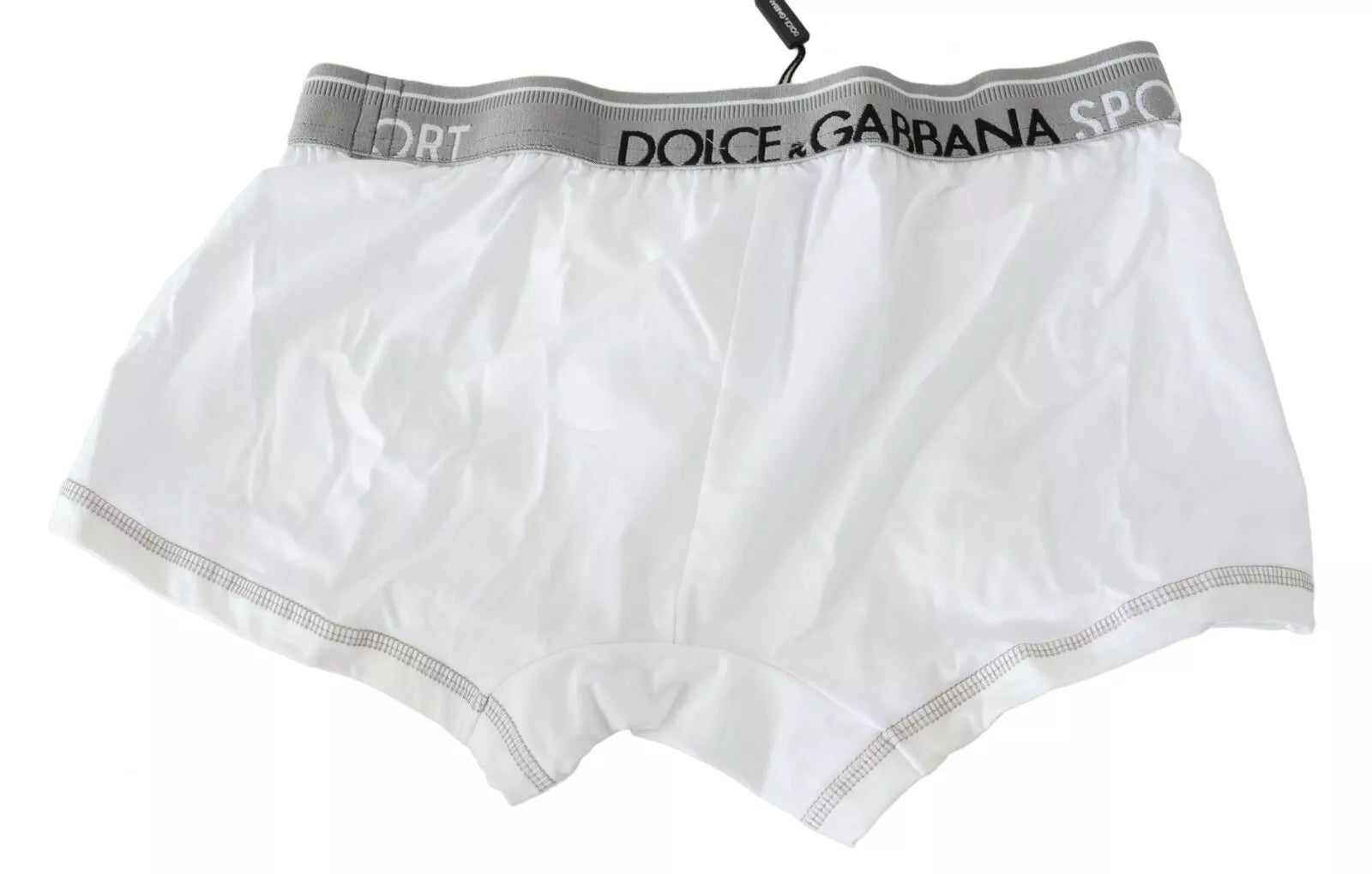 Dolce & Gabbana White Cotton Stretch Regular Boxer Underwear -   -  Dolce & Gabbana.