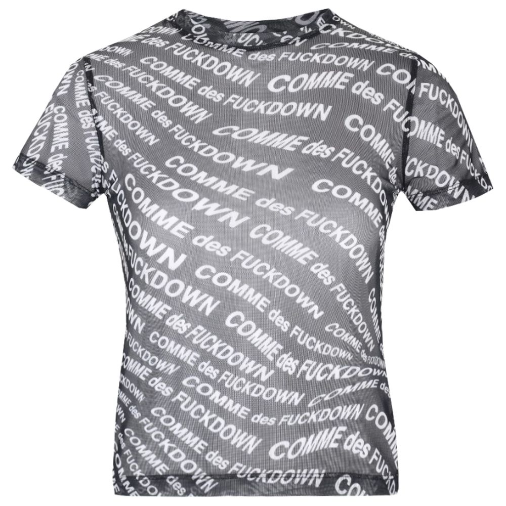 Comme Des Fuckdown Black Polyester Tops & T-Shirt -   -  Comme Des Fuckdown.