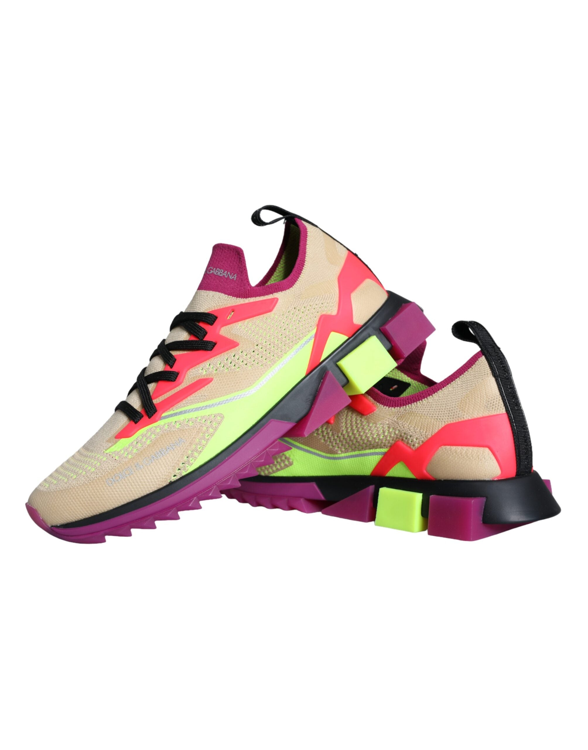 Dolce & Gabbana Multicolor Super King Low Top Sneakers Shoes -   -  Dolce & Gabbana.