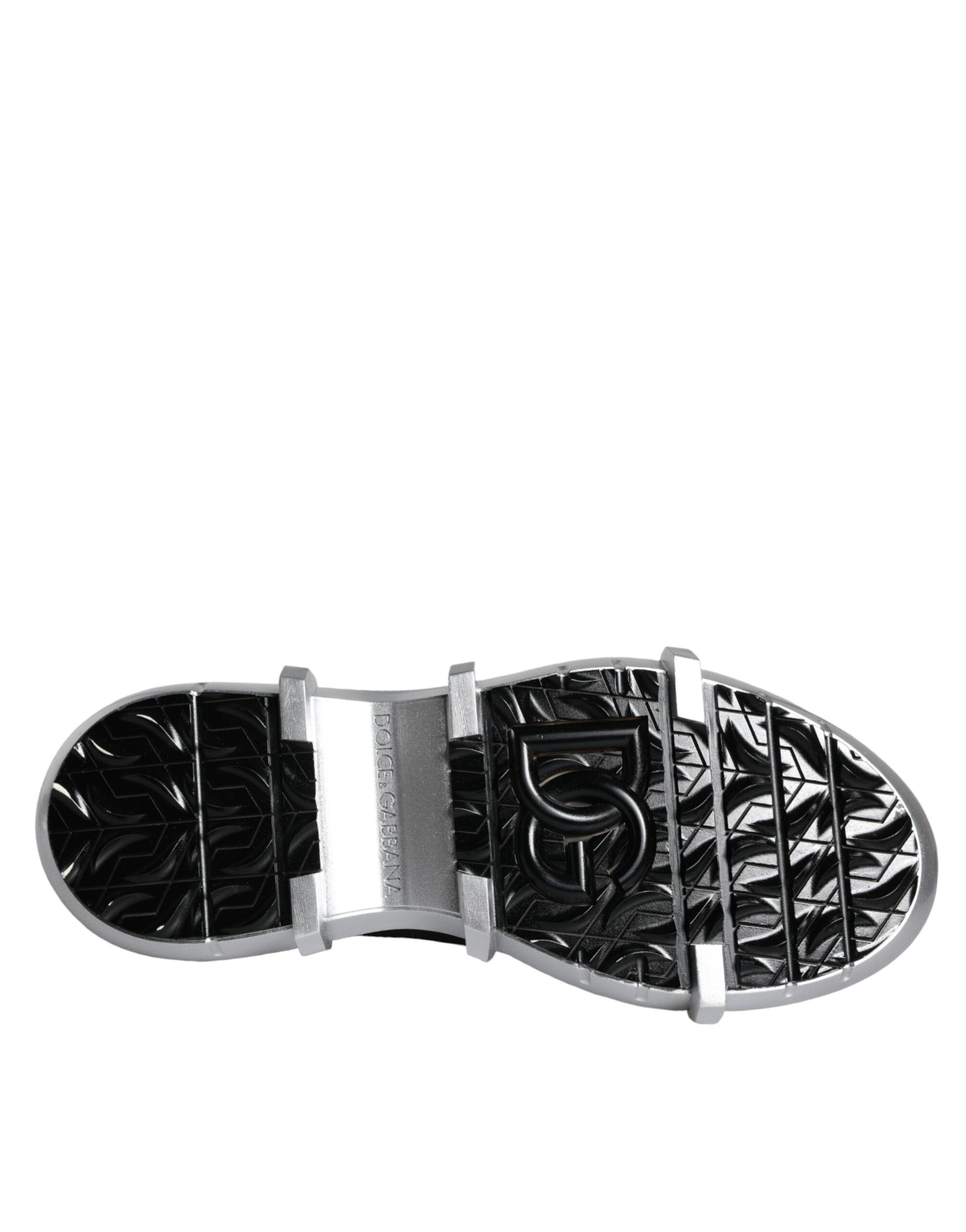 Dolce & Gabbana Black Nylon Galileo High Top Sneakers Shoes -   -  Dolce & Gabbana.