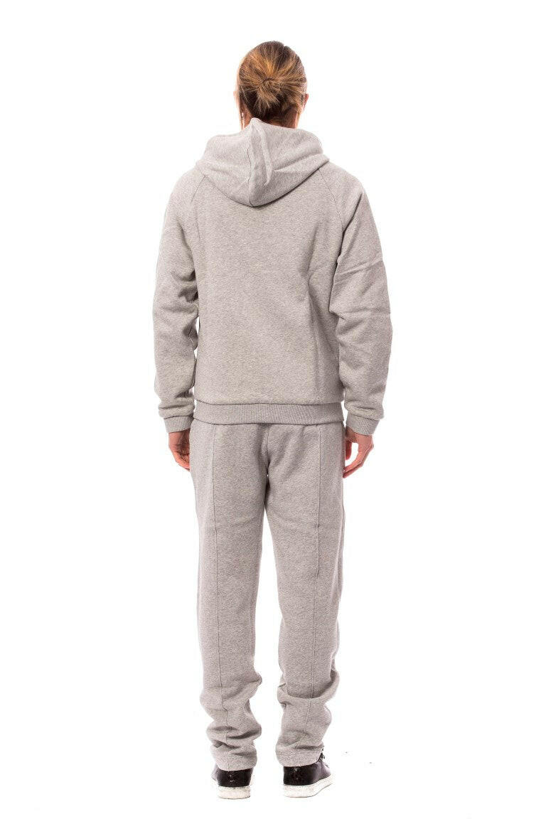 Billionaire Italian Couture Gray Cotton Hooded Sweatsuit -   -  Billionaire Italian Couture.