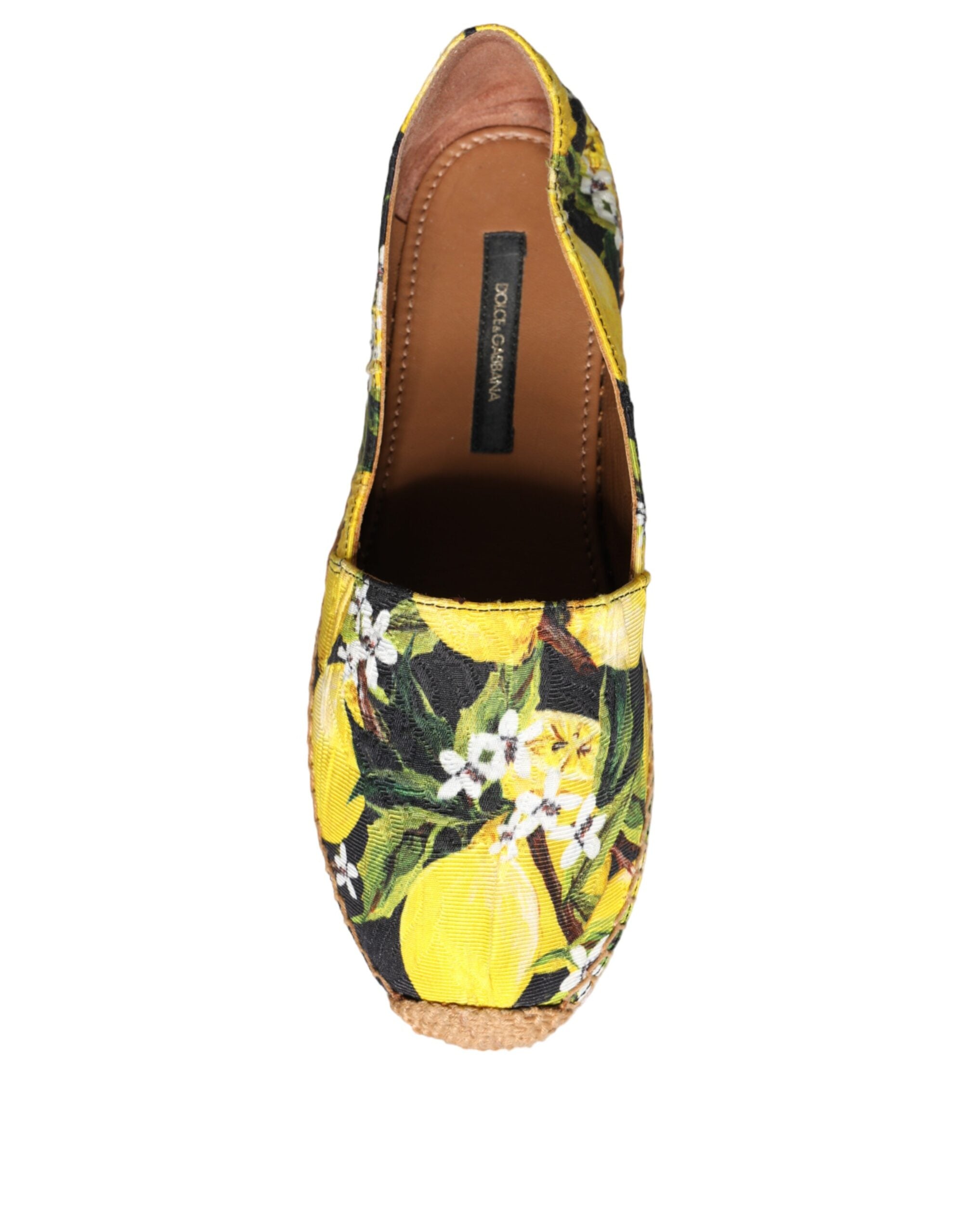 Dolce & Gabbana Multicolor Lemon Slip On Espadrilles Shoes -   -  Dolce & Gabbana.