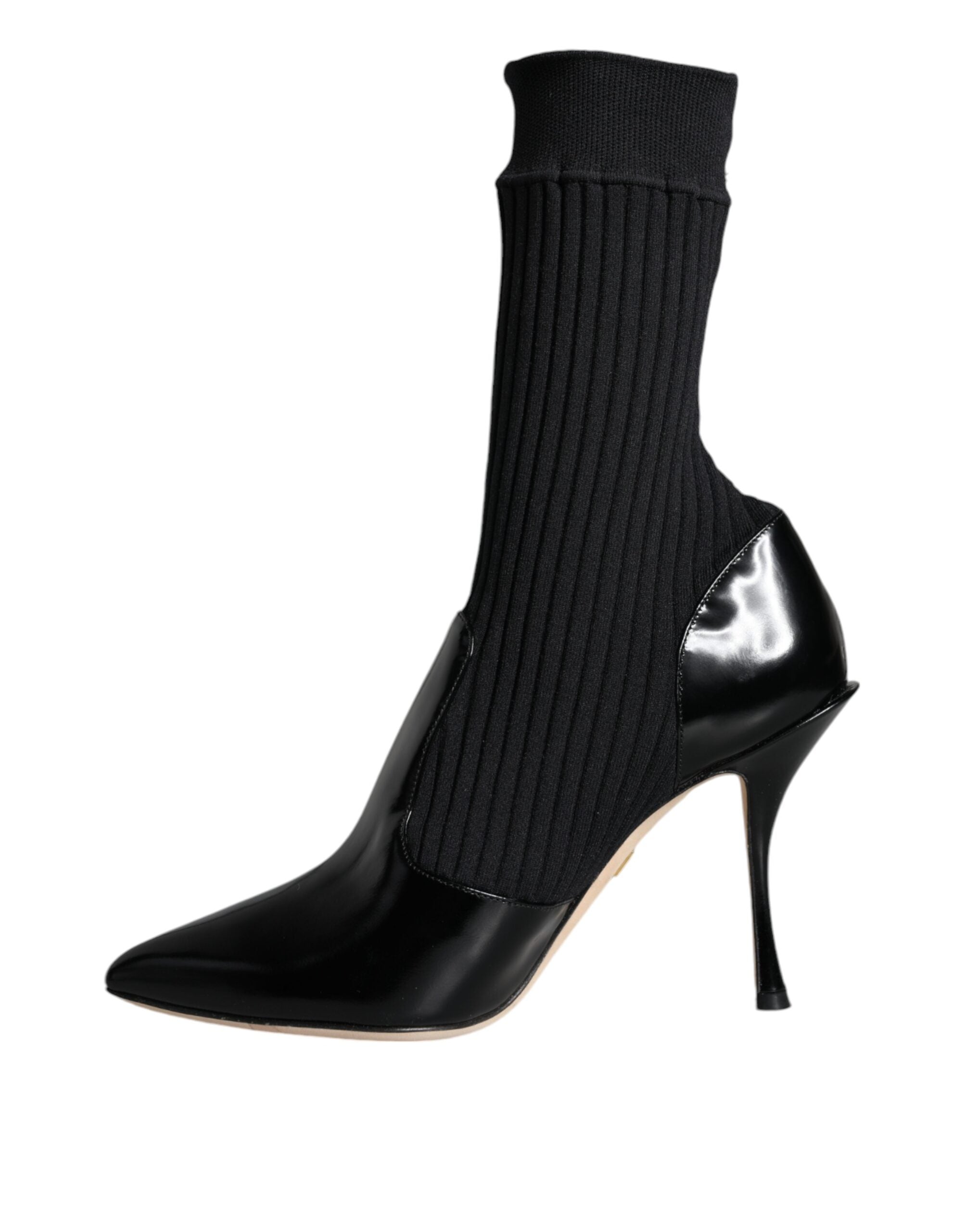 Dolce & Gabbana Black Stretch Stilettos Booties Socks Shoes -   -  Dolce & Gabbana.