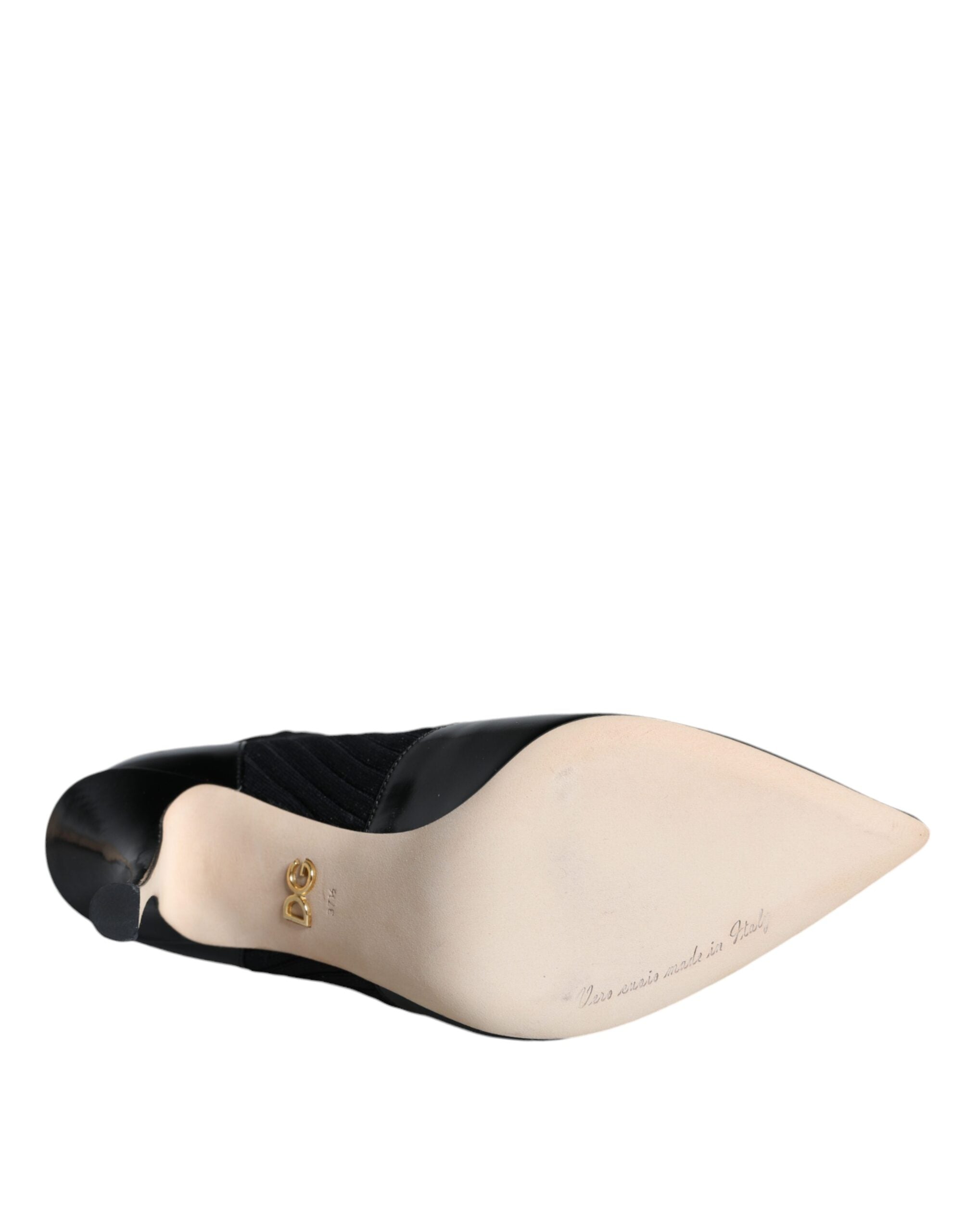 Dolce & Gabbana Black Stretch Stilettos Booties Socks Shoes -   -  Dolce & Gabbana.