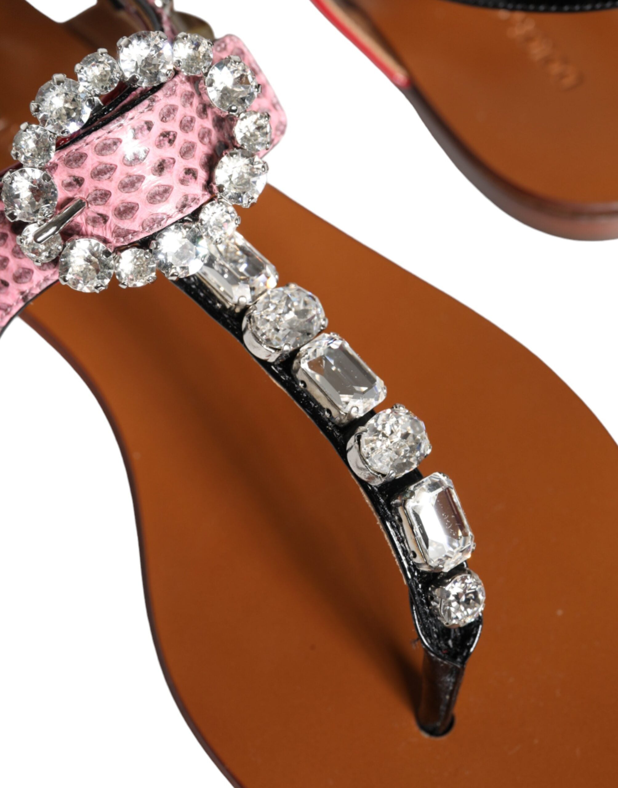 Dolce & Gabbana Multicolor Crystal Sandals Flip Flops Shoes -   -  Dolce & Gabbana.