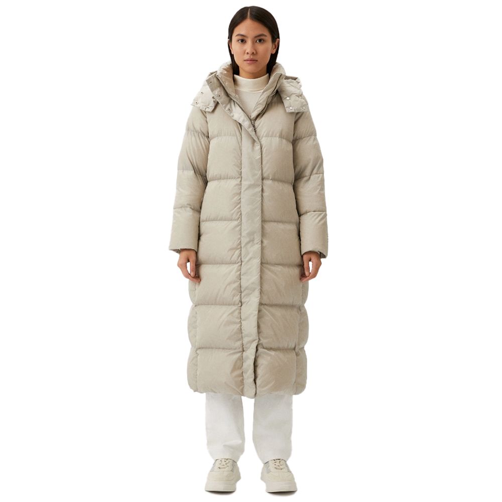 Add Beige Nylon Jackets & Coat -   -  Add.