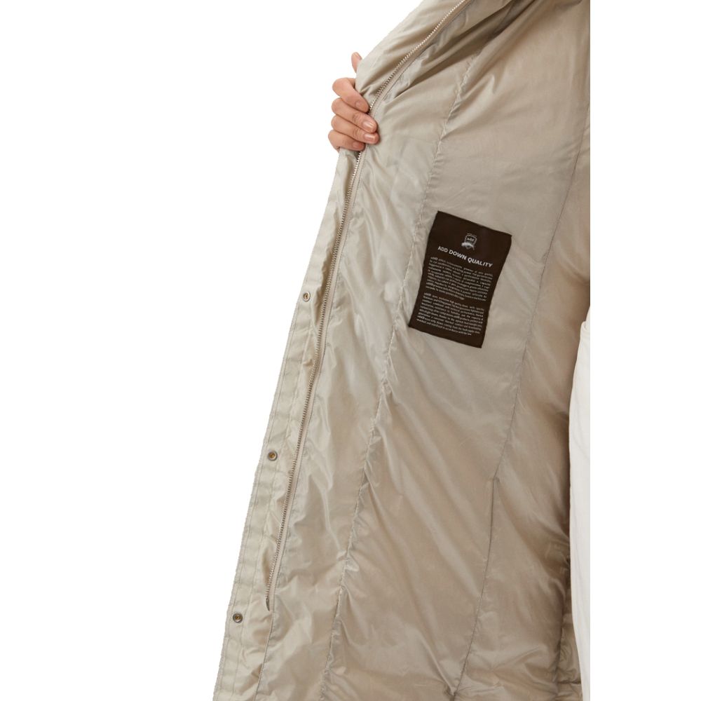 Add Beige Nylon Jackets & Coat -   -  Add.