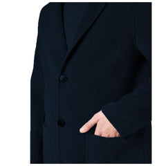 Alpha Studio Blue Wool Jacket -   -  Alpha Studio.