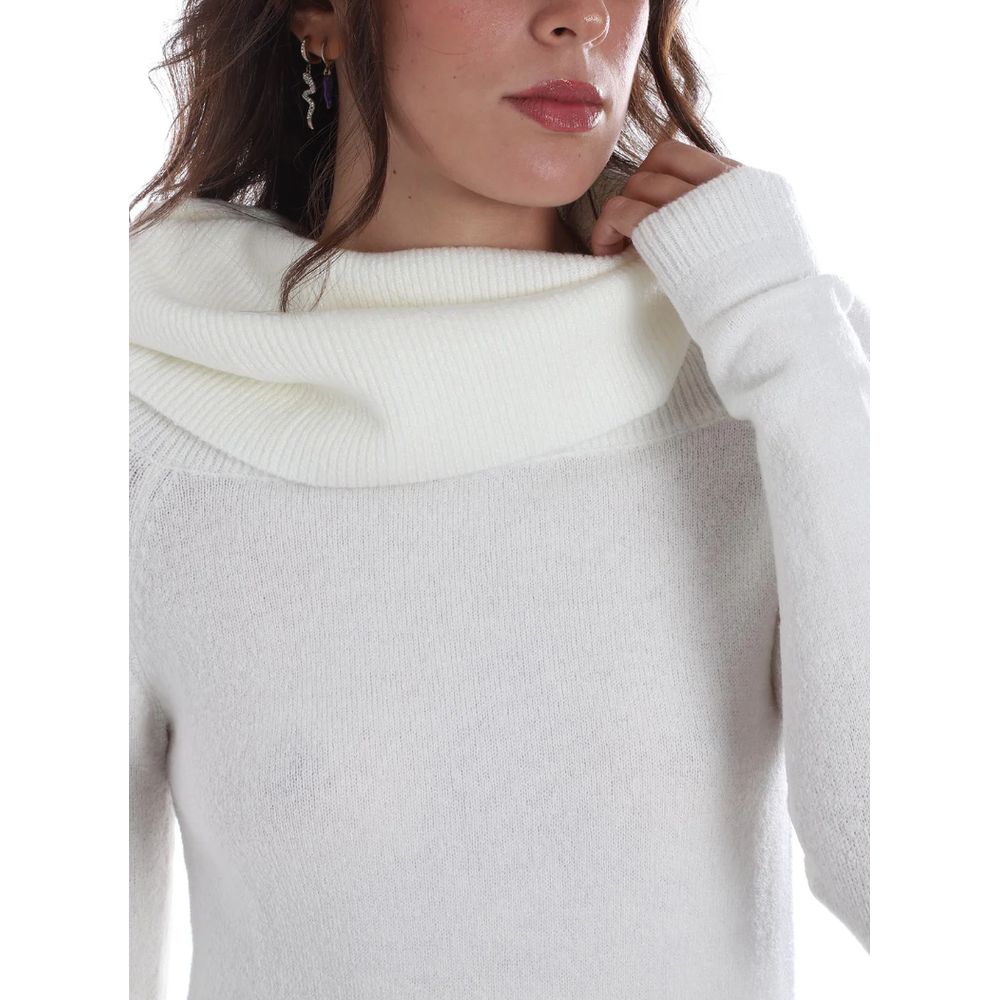 Yes Zee White Viscose Sweater -   -  Yes Zee.