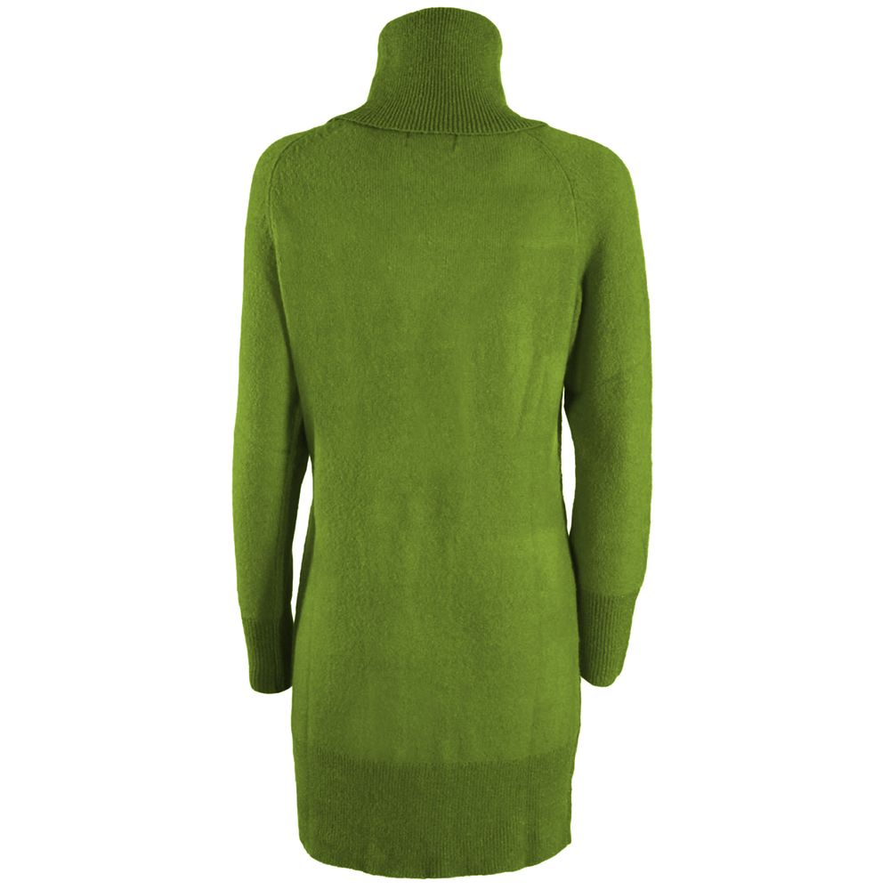Yes Zee Green Viscose Dress -   -  Yes Zee.