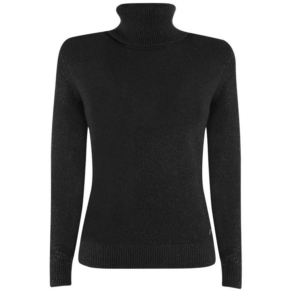 Yes Zee Black Viscose Sweater -   -  Yes Zee.