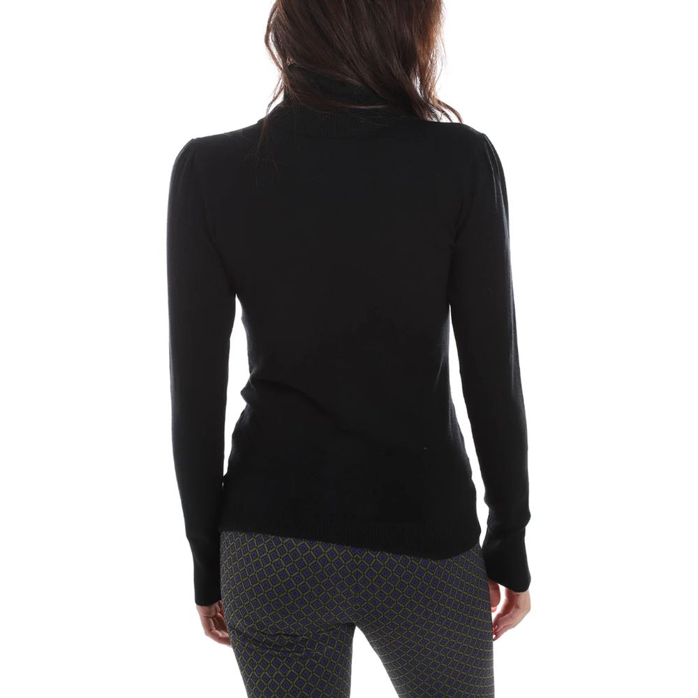 Yes Zee Black Viscose Sweater -   -  Yes Zee.