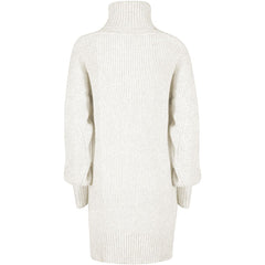 Yes Zee White Marabou Women Dress -   -  Yes Zee.