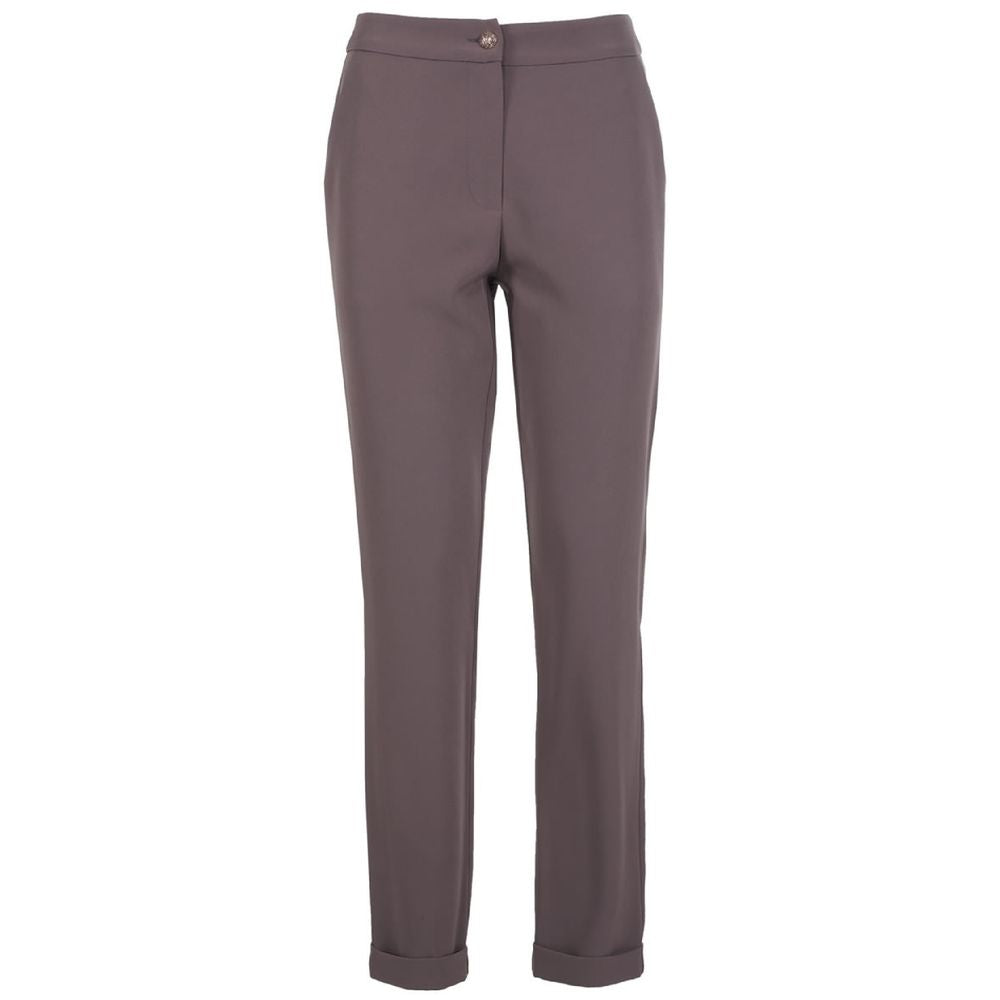 Yes Zee Gray Polyester Jeans & Pant -   -  Yes Zee.