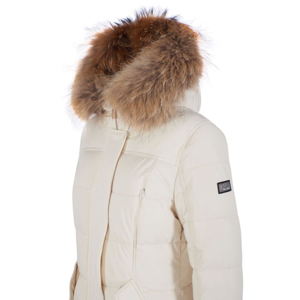 Yes Zee White Nylon Jackets & Coat -   -  Yes Zee.