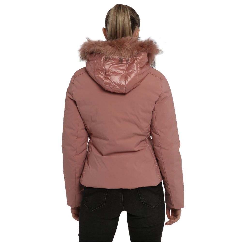 Yes Zee Pink Nylon Jackets & Coat -   -  Yes Zee.