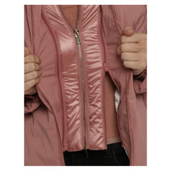 Yes Zee Pink Nylon Jackets & Coat -   -  Yes Zee.