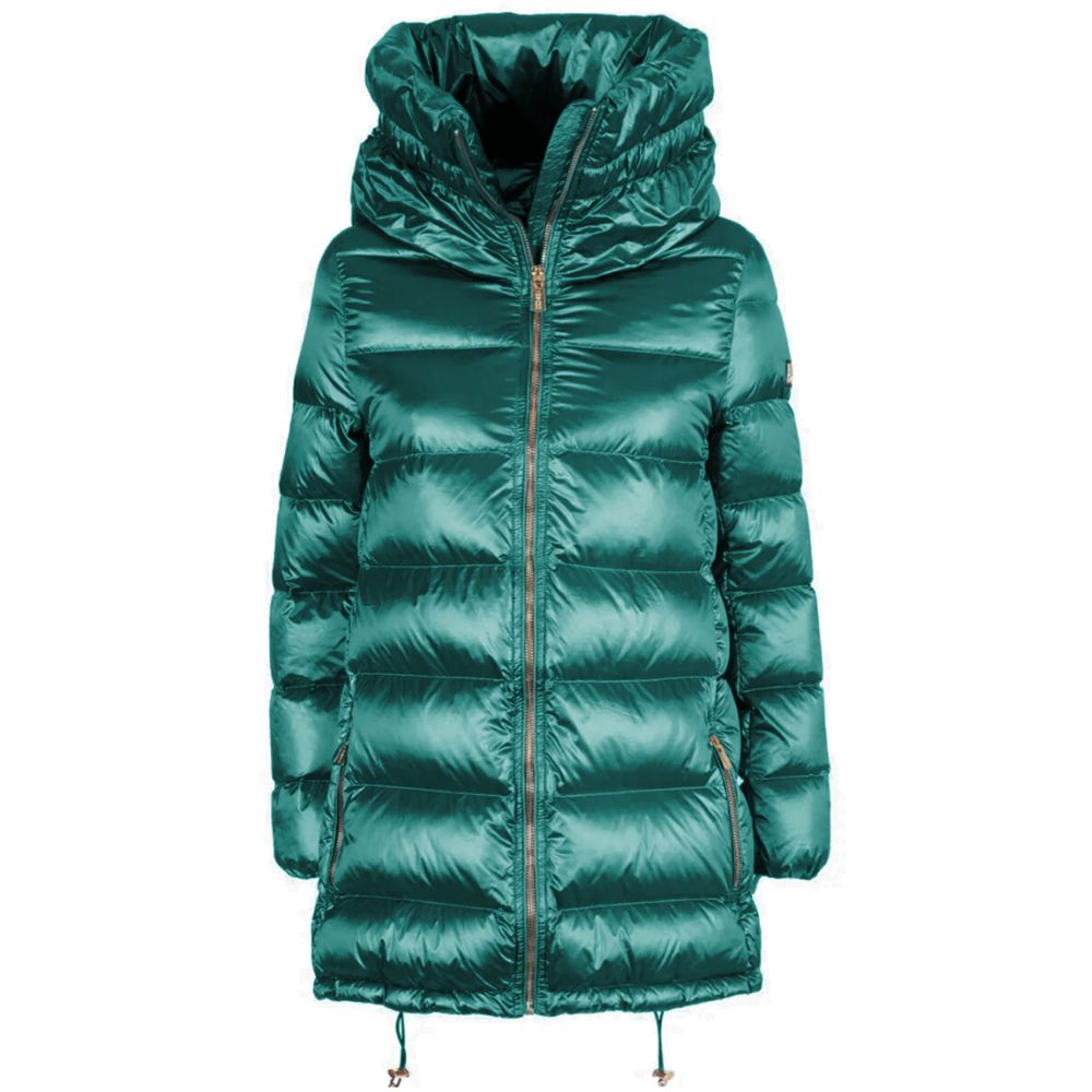 Yes Zee Green Nylon Women Jacket -   -  Yes Zee.