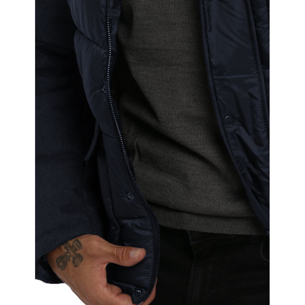 Yes Zee Blue Polyester Jacket -   -  Yes Zee.