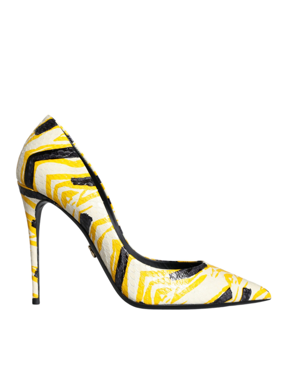 Dolce & Gabbana Multicolor Stripes Leather High Heels Pumps Shoes -   -  Dolce & Gabbana.