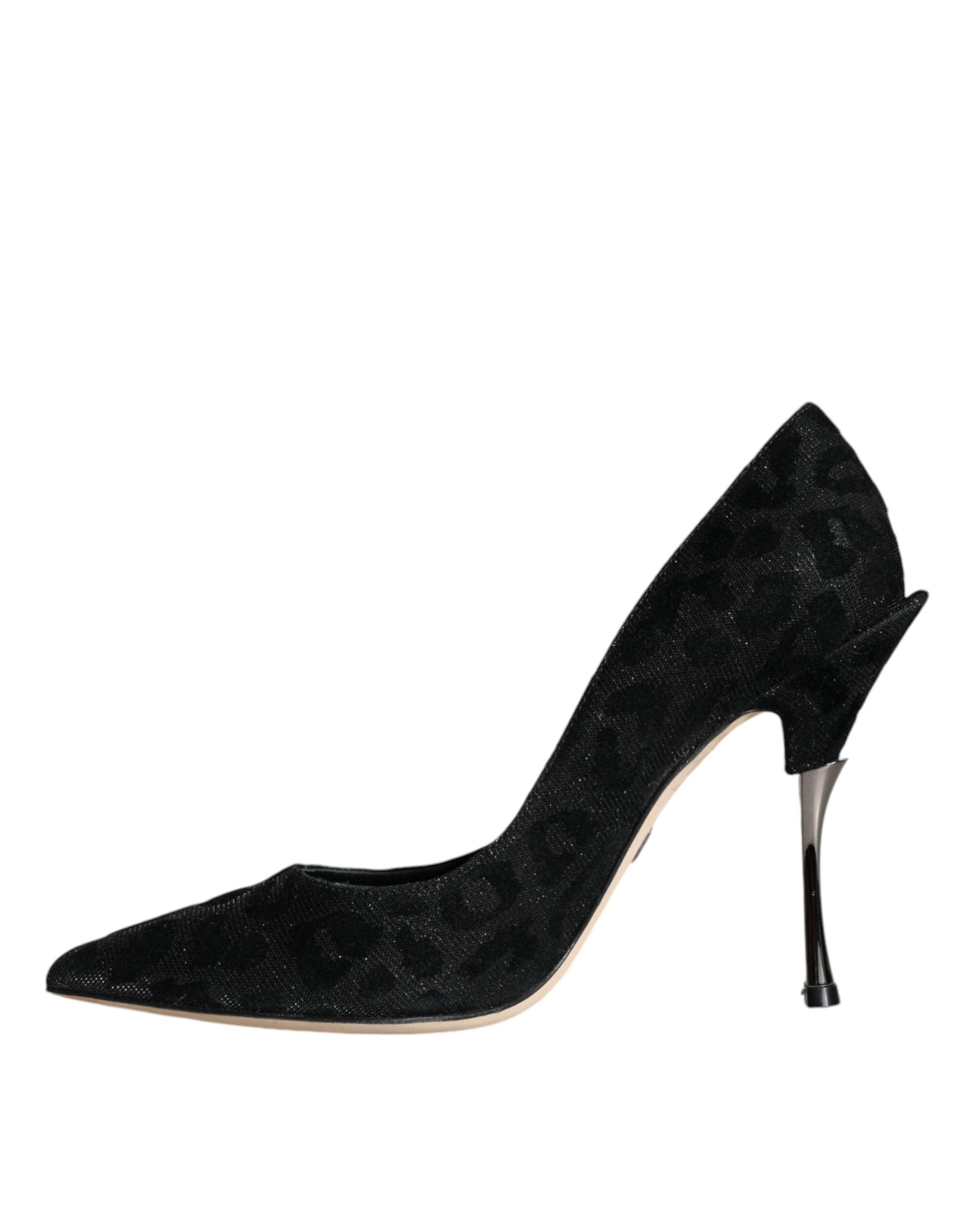 Dolce & Gabbana Black Leopard Lurex High Heels Pumps Shoes -   -  Dolce & Gabbana.