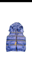 Versace Elegant Black Logo Band Vest with Detachable Hood -  Vests for Men Suits -  Versace.