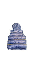 Versace Elegant Black Logo Band Vest with Detachable Hood -  Vests for Men Suits -  Versace.