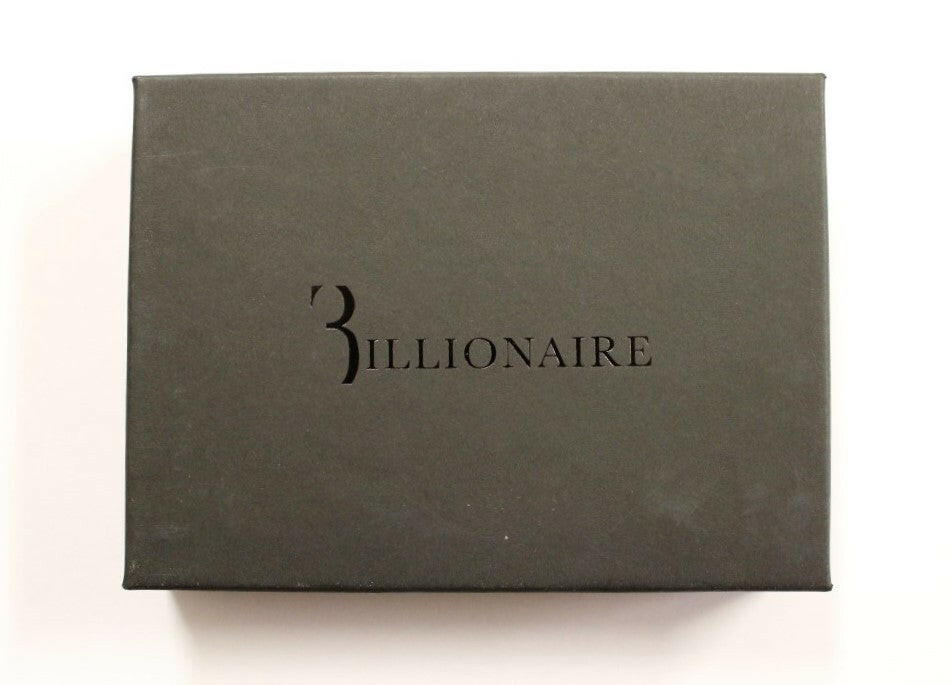 Billionaire Italian Couture Brown Leather Bifold Wallet -  Leather Wallet for Men -  Billionaire Italian Couture.