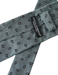 Dolce & Gabbana Green 100% Silk Patterned Adjustable Men Tie -  Neckties, Men -  Dolce & Gabbana.