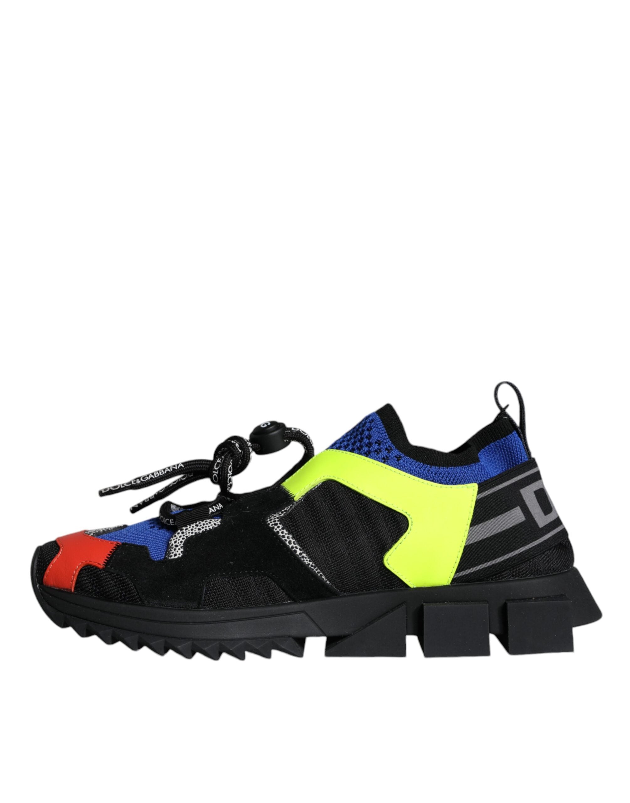 Dolce & Gabbana Multicolor Mesh Sorrento Trekking Sneakers Shoes -   -  Dolce & Gabbana.
