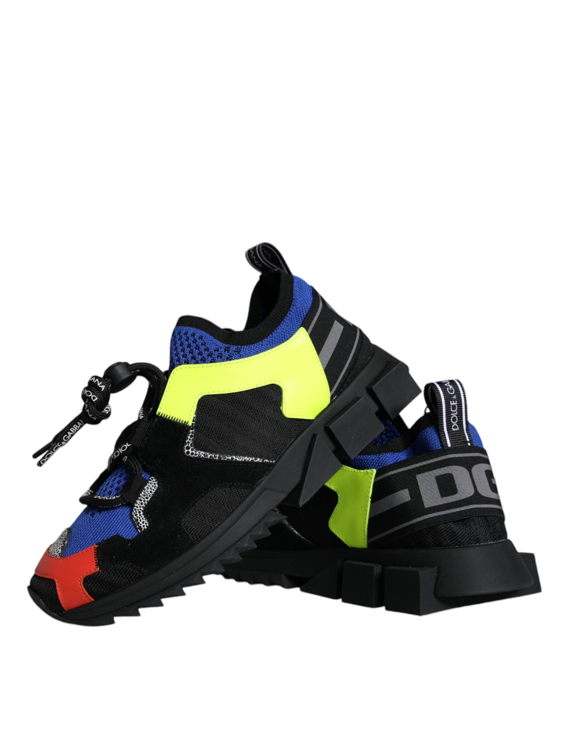 Dolce & Gabbana Multicolor Mesh Sorrento Trekking Sneakers Shoes -   -  Dolce & Gabbana.