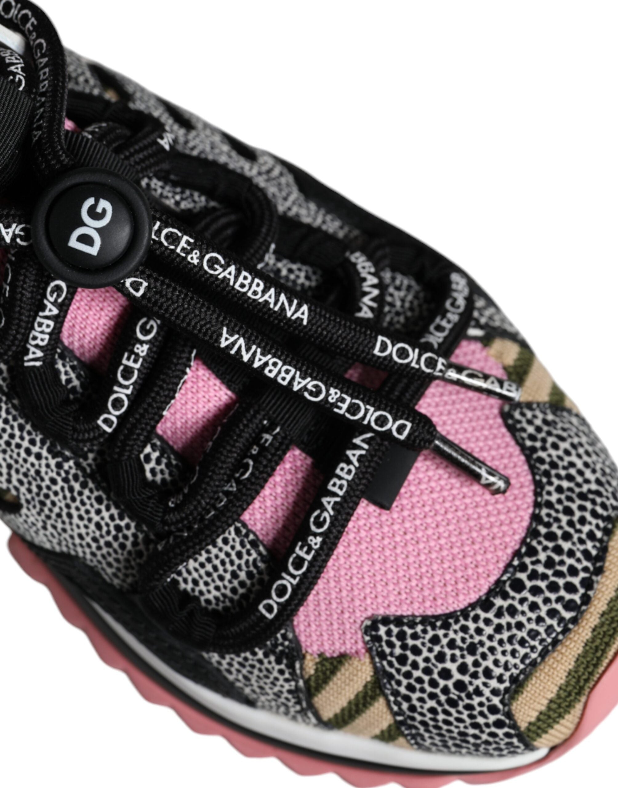 Dolce & Gabbana Multicolor Sorrento Socks Logo Sneakers Shoes -   -  Dolce & Gabbana.