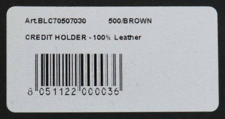 Billionaire Italian Couture Brown Leather Cardholder Wallet -  Leather Wallet for Men -  Billionaire Italian Couture.