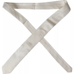 Dolce & Gabbana Off White Patterned Silk Classic Adjustable Tie -  Neckties, Men -  Dolce & Gabbana.