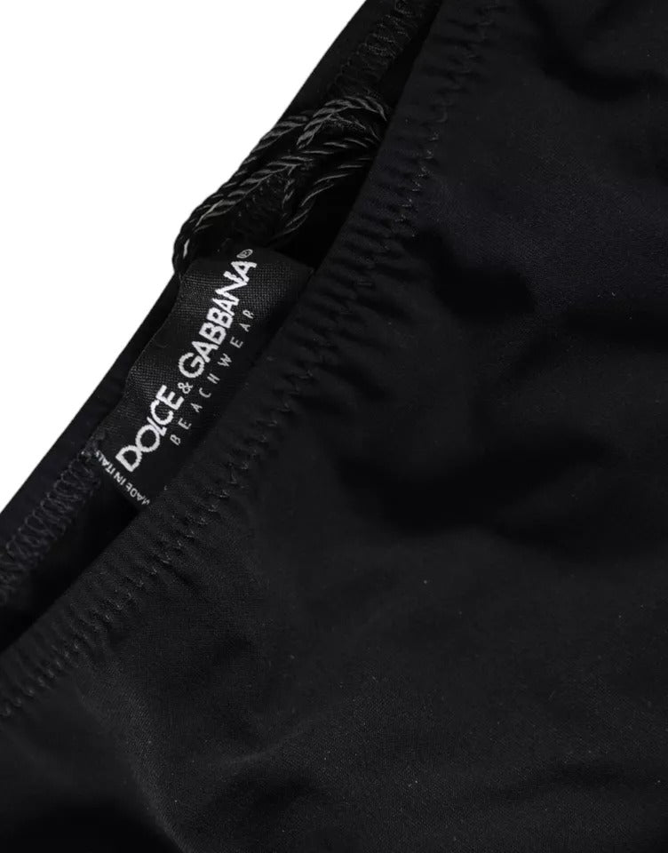 Dolce & Gabbana Black Nylon Swimwear Beachwear Bottom Bikini -   -  Dolce & Gabbana.