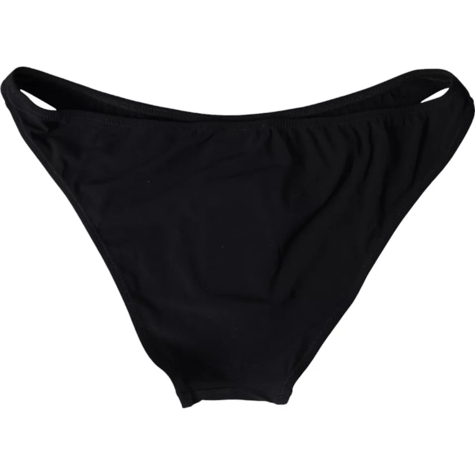 Dolce & Gabbana Black Nylon Swimwear Beachwear Bottom Bikini -   -  Dolce & Gabbana.