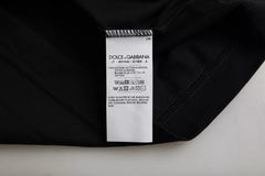 Dolce & Gabbana Black Cotton Round Neck Short Sleeves Men T-shirt -   -  Dolce & Gabbana.