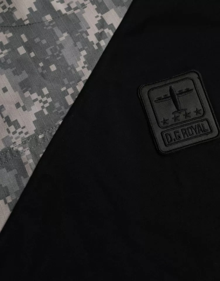 Dolce & Gabbana Multicolor Camouflage Cotton Round Neck Men T-shirt -   -  Dolce & Gabbana.