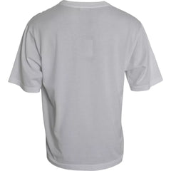 Dolce & Gabbana White Cotton Round Neck Short Sleeve T-shirt -   -  Dolce & Gabbana.