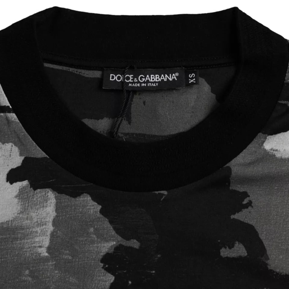 Dolce & Gabbana Multicolor Camouflage Cotton Crewneck T-shirt -   -  Dolce & Gabbana.