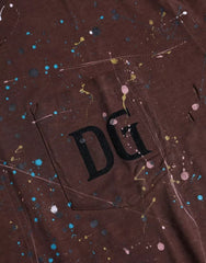 Dolce & Gabbana Brown Color Splash Cotton Crew Neck T-shirt -   -  Dolce & Gabbana.