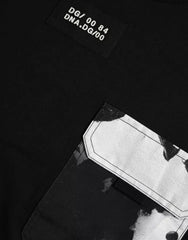 Dolce & Gabbana Black Cotton Pocket Short Sleeves Men T-shirt -   -  Dolce & Gabbana.