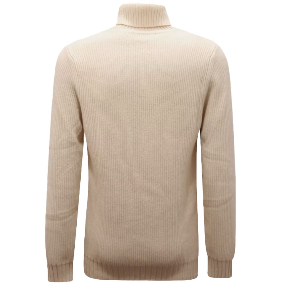 Alpha Studio White Cashmere Sweater -   -  Alpha Studio.