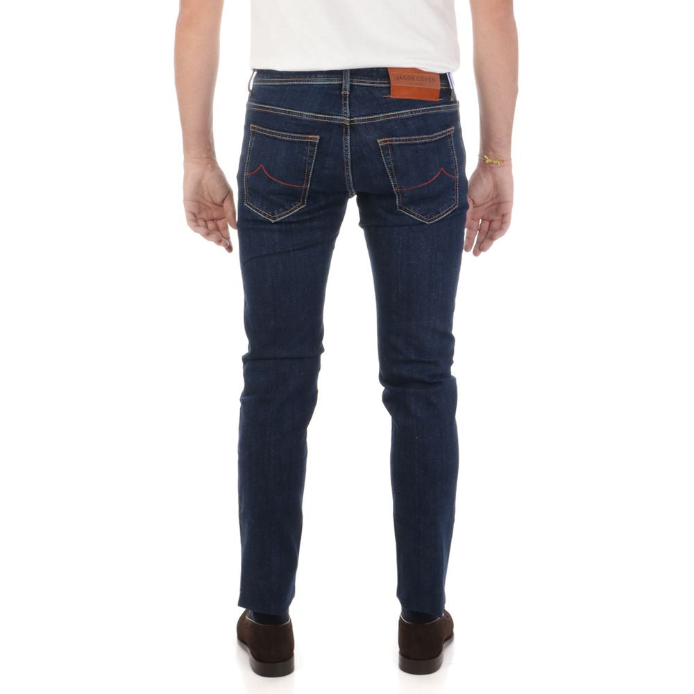 Jacob Cohen Blue Cotton Jeans & Pant -   -  Jacob Cohen.