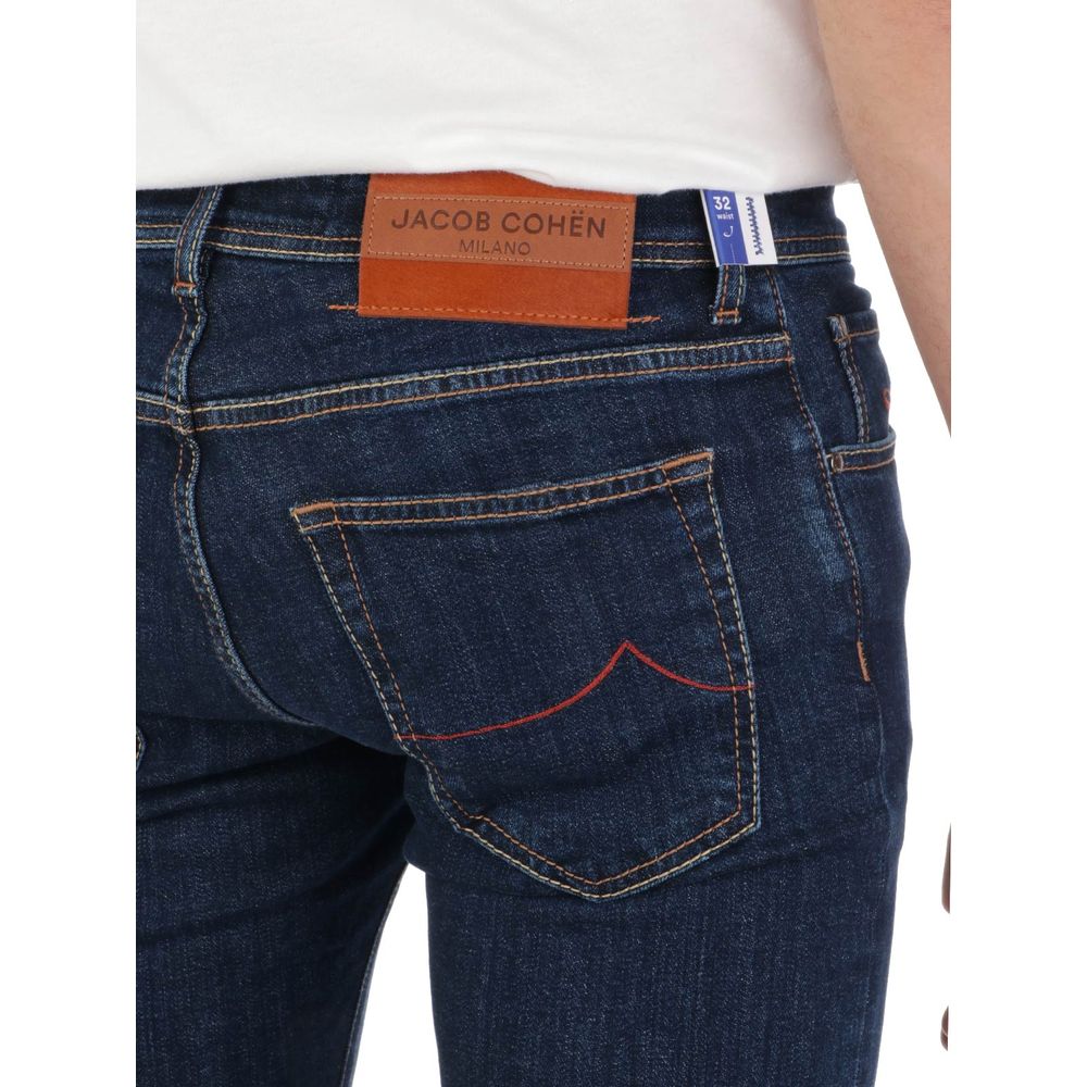 Jacob Cohen Blue Cotton Jeans & Pant -   -  Jacob Cohen.