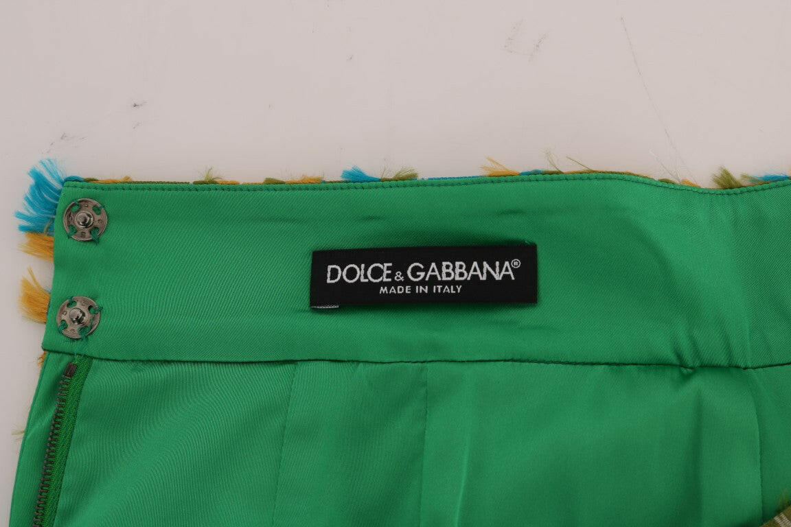 Dolce & Gabbana Multicolor Jacquard Straight Pencil Skirt -   -  Dolce & Gabbana.