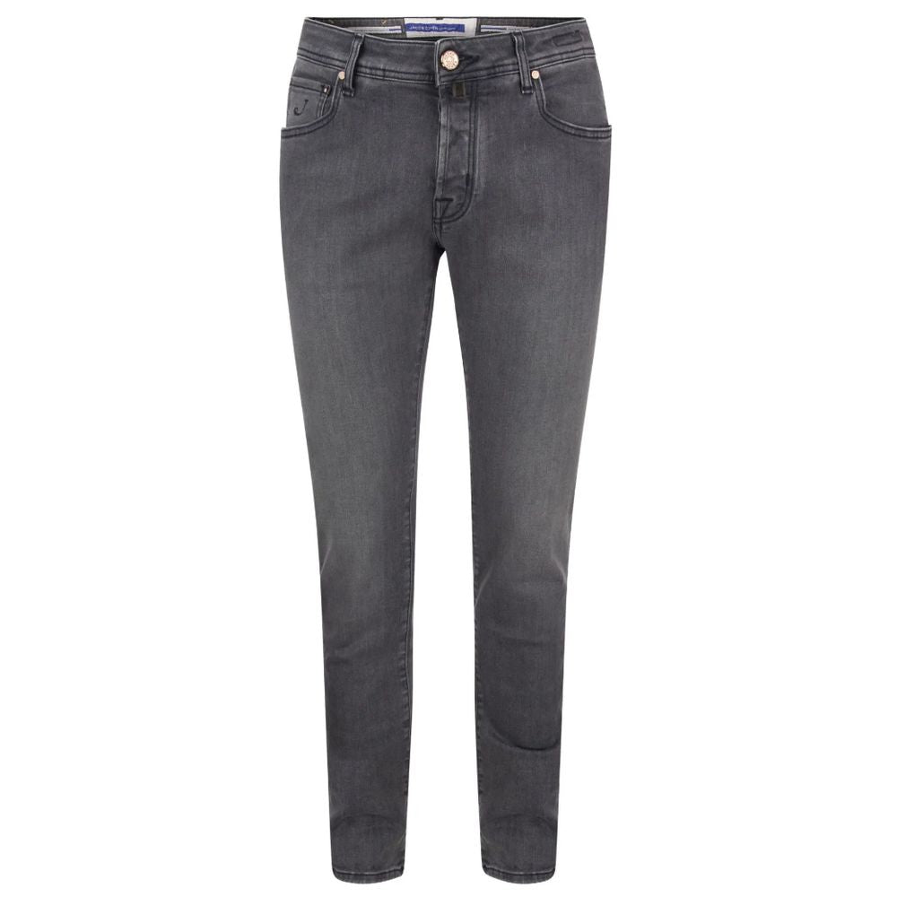 Jacob Cohen Gray Cotton Jeans & Pant -   -  Jacob Cohen.
