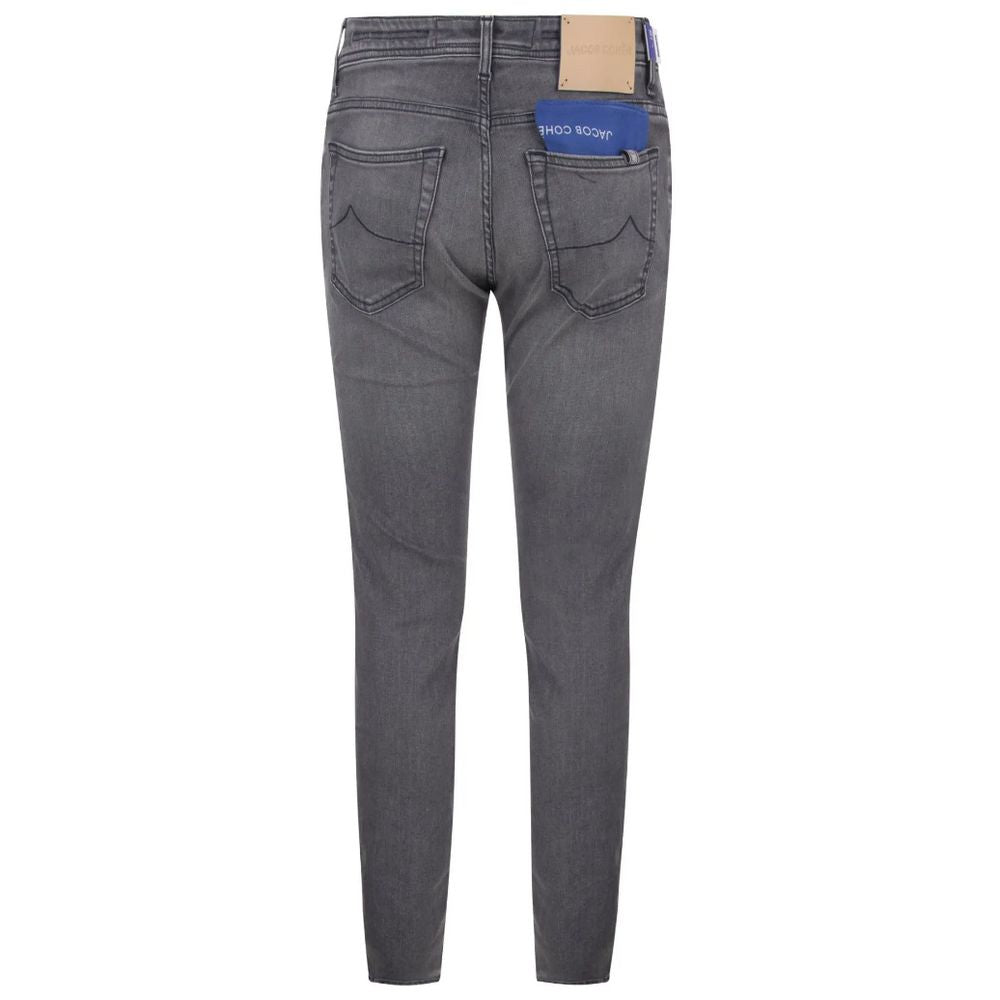 Jacob Cohen Gray Cotton Jeans & Pant -   -  Jacob Cohen.
