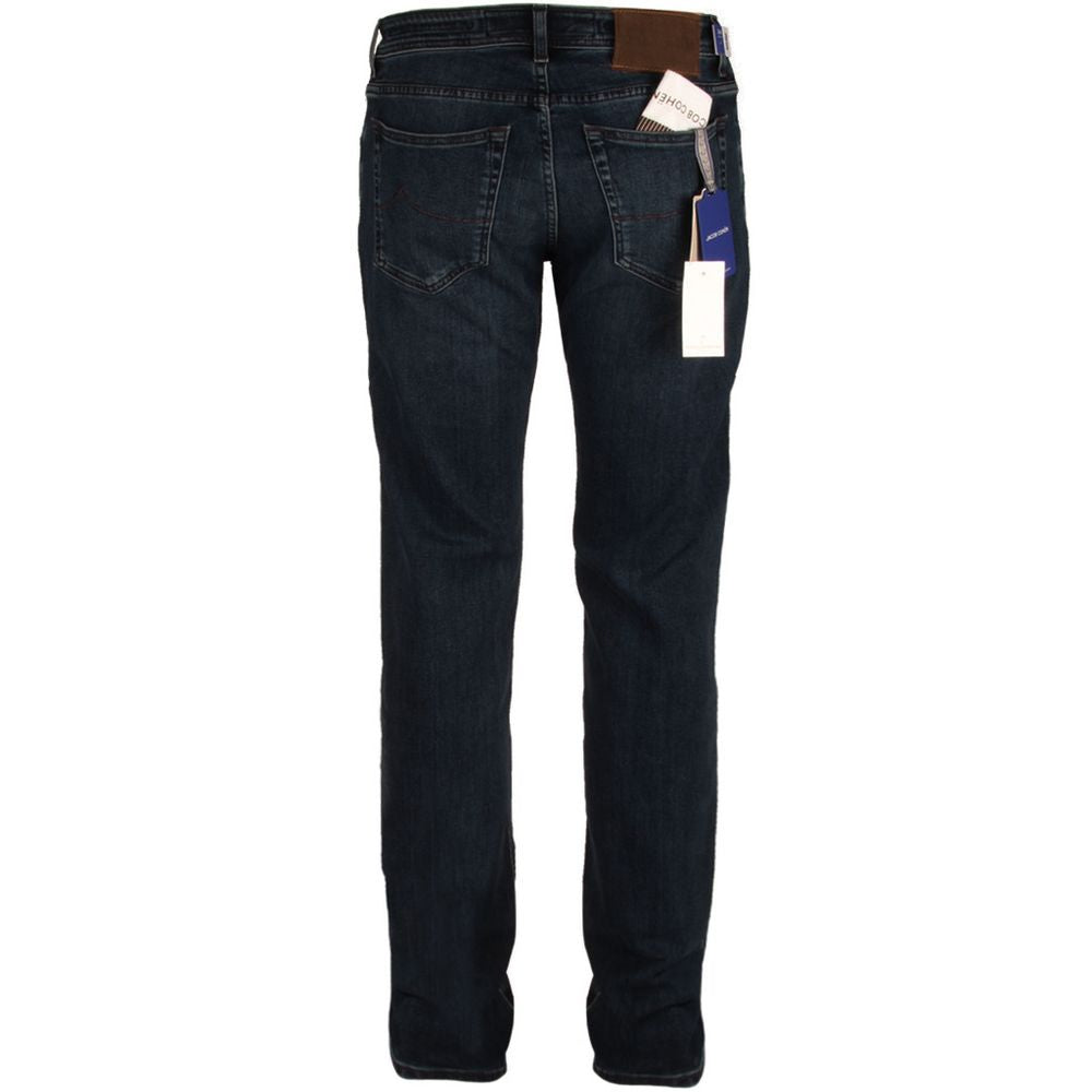 Jacob Cohen Blue Cotton Men's Slim Fit Jean -   -  Jacob Cohen.