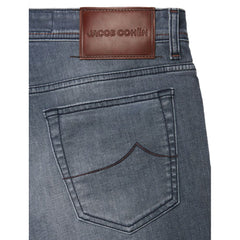 Jacob Cohen Blue Cotton Men Jeans -   -  Jacob Cohen.